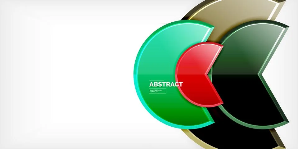 Trendy round shapes with triangular angle design element. Vector Illustration 스톡 일러스트