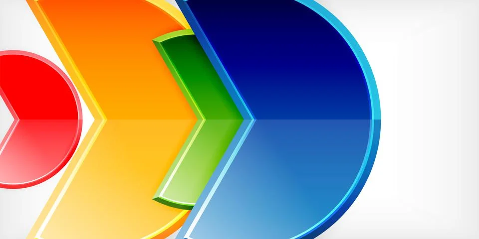 Trendy round shapes with triangular angle design element. Vector Illustration 스톡 일러스트