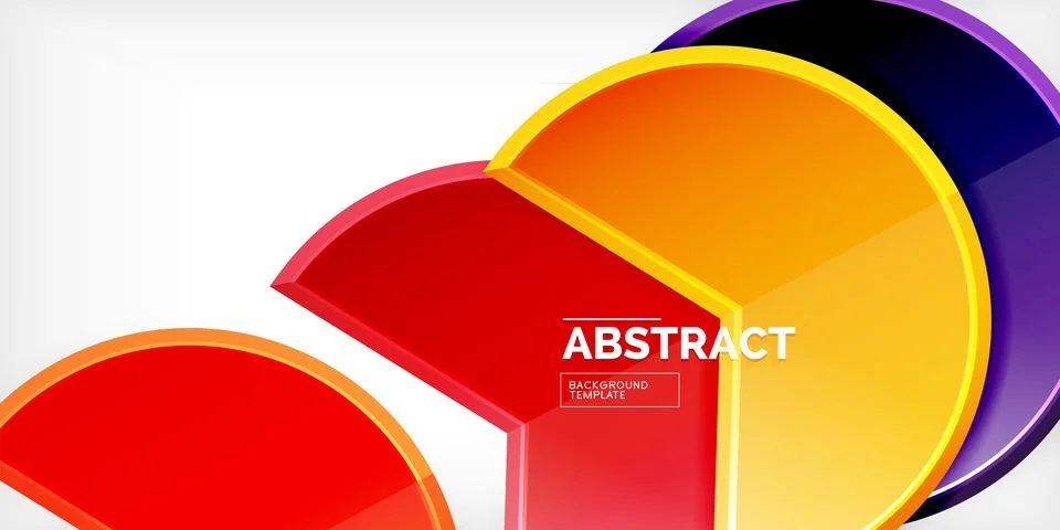 Trendy round shapes with triangular angle design element. Vector Illustration Ilustración de archivo