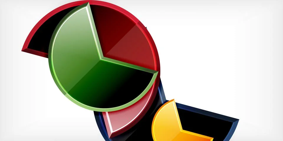 Trendy round shapes with triangular angle design element. Vector Illustration 스톡 일러스트