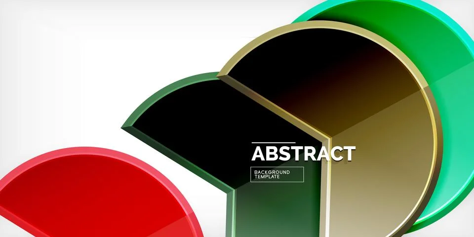 Trendy round shapes with triangular angle design element. Vector Illustration Illustrazione stock