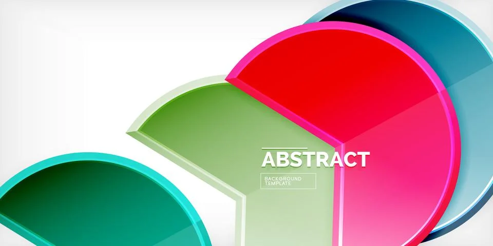 Trendy round shapes with triangular angle design element. Vector Illustration Ilustração Stock