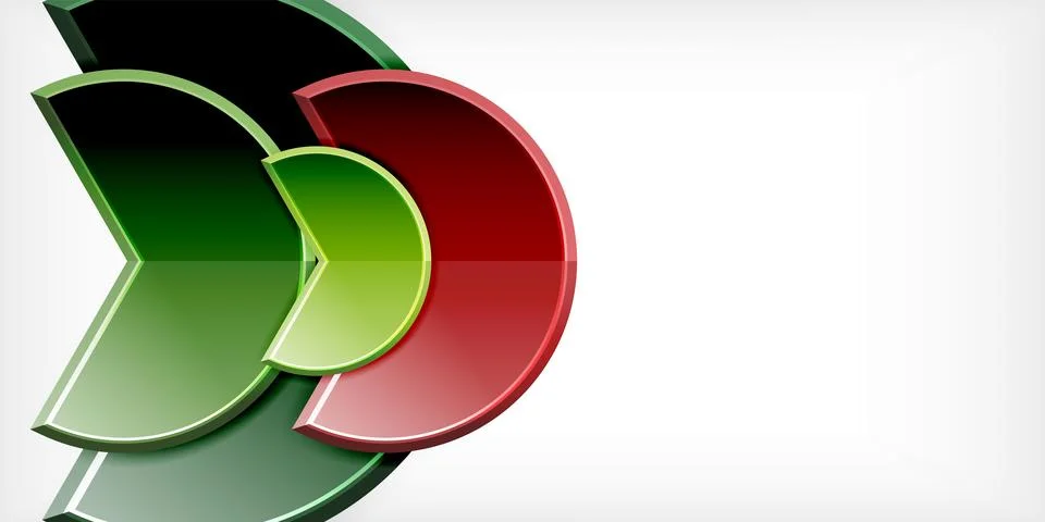 Trendy round shapes with triangular angle design element. Vector Illustration Ilustração Stock