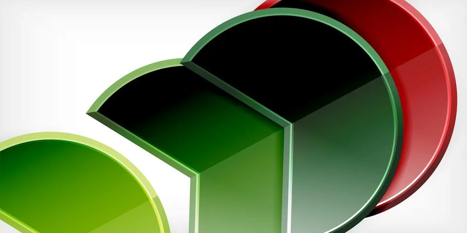 Trendy round shapes with triangular angle design element. Vector Illustration 스톡 일러스트