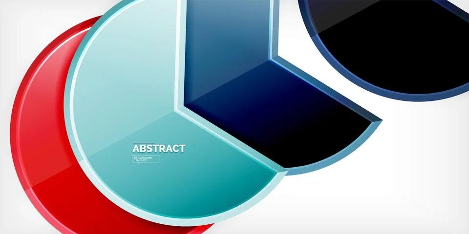 Trendy round shapes with triangular angle design element. Vector Illustration Stock Illustration