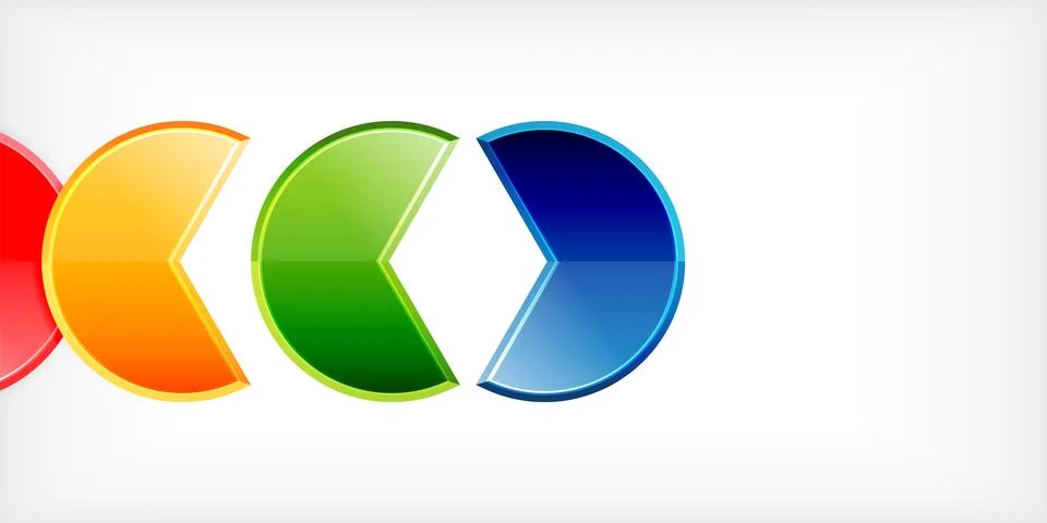 Trendy round shapes with triangular angle design element. Vector Illustration 스톡 일러스트