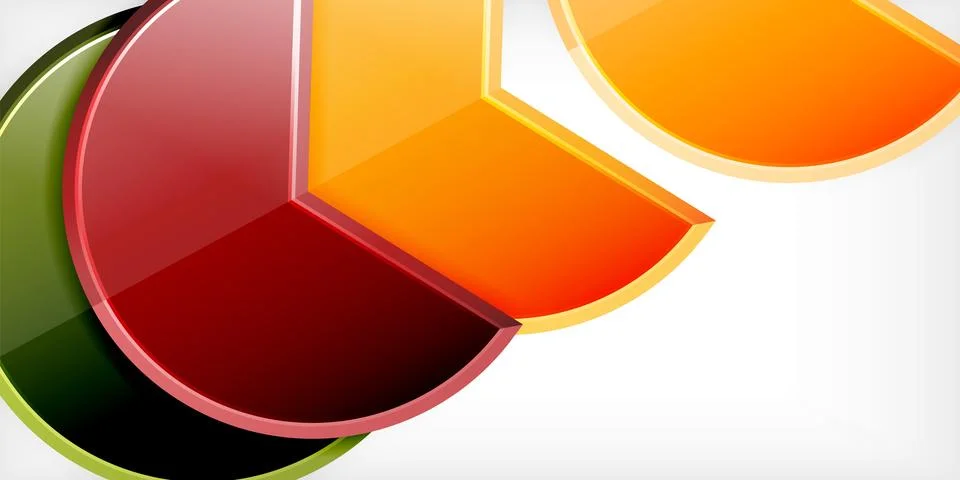 Trendy round shapes with triangular angle design element. Vector Illustration Illustrazione stock