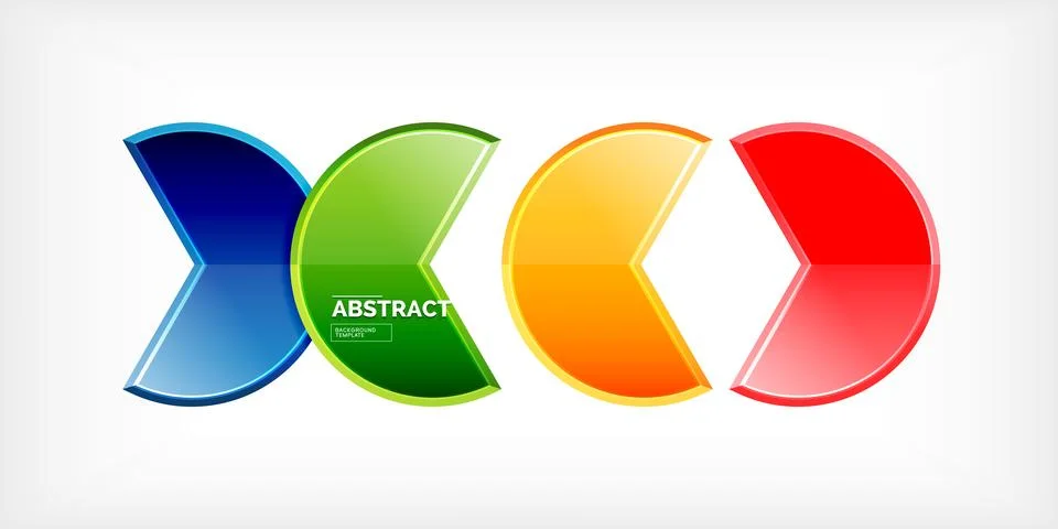 Trendy round shapes with triangular angle design element. Vector Illustration Ilustração Stock