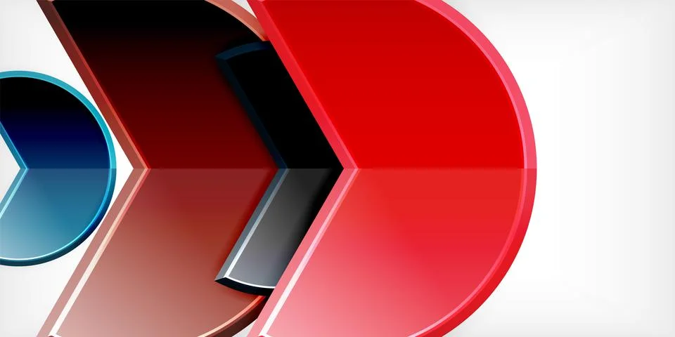 Trendy round shapes with triangular angle design element. Vector Illustration 스톡 일러스트