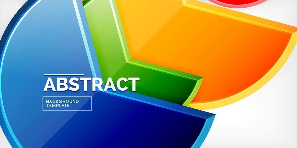 Trendy round shapes with triangular angle design element. Vector Illustration Illustrazione stock