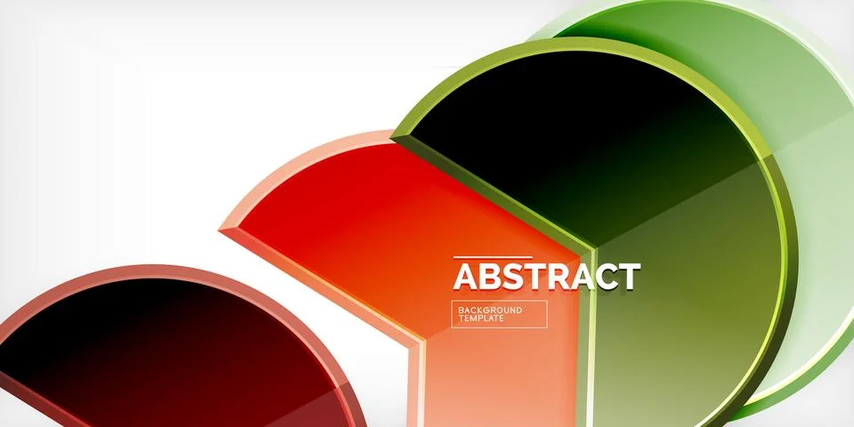 Trendy round shapes with triangular angle design element. Vector Illustration Ilustração Stock