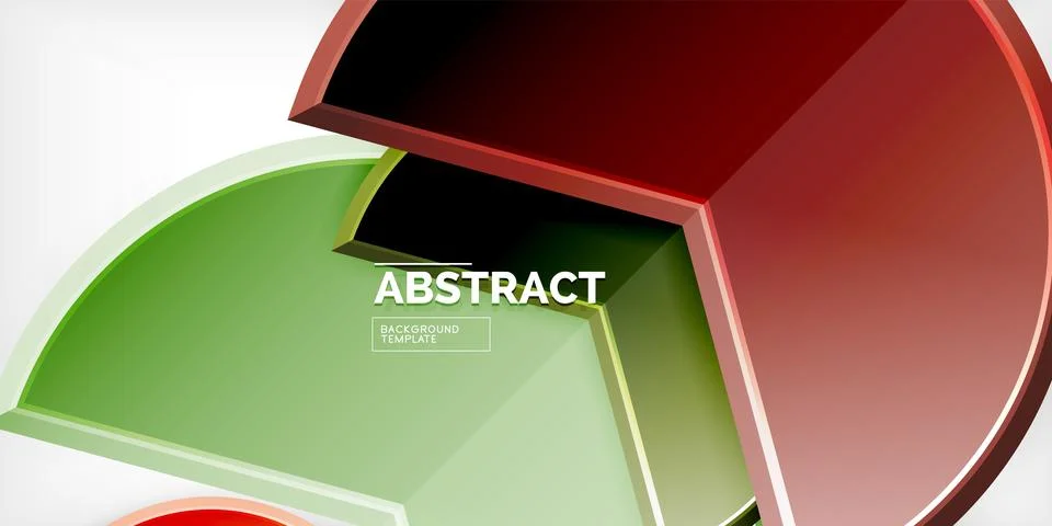 Trendy round shapes with triangular angle design element. Vector Illustration Stockillustratie