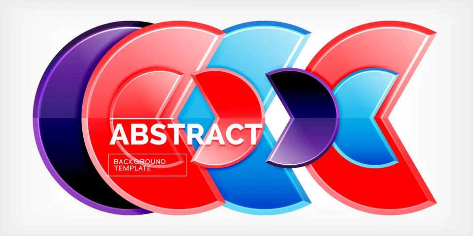 Trendy round shapes with triangular angle design element. Vector Illustration 스톡 일러스트