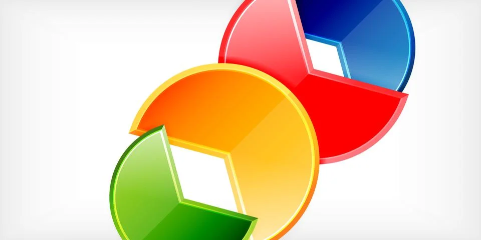 Trendy round shapes with triangular angle design element. Vector Illustration 스톡 일러스트