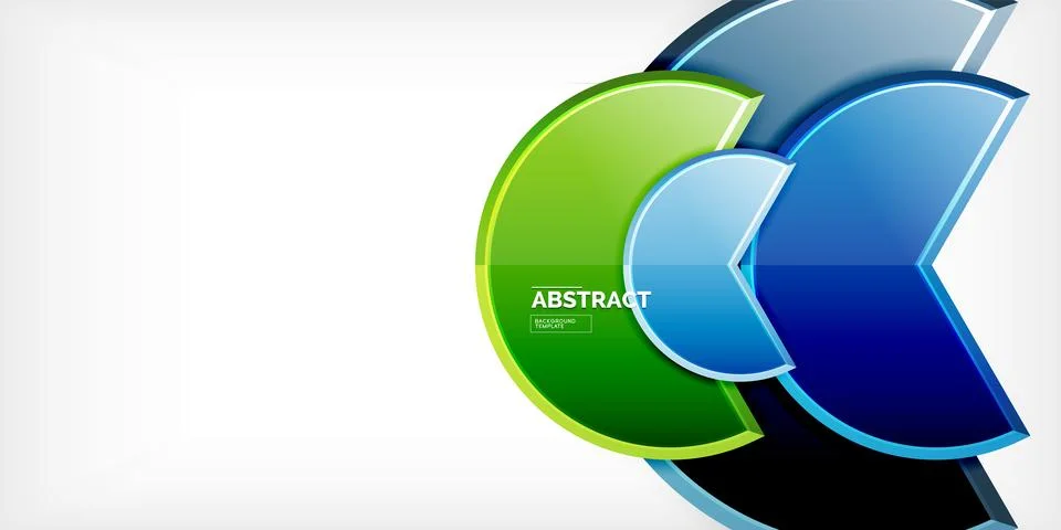 Trendy round shapes with triangular angle design element. Vector Illustration Ilustração Stock