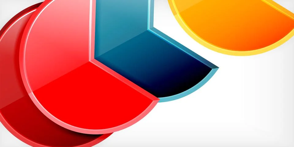 Trendy round shapes with triangular angle design element. Vector Illustration 스톡 일러스트