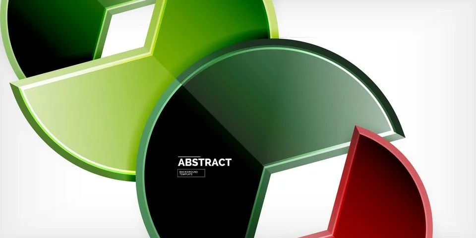 Trendy round shapes with triangular angle design element. Vector Illustration 스톡 일러스트