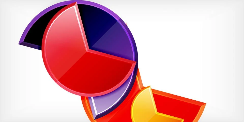 Trendy round shapes with triangular angle design element. Vector Illustration 스톡 일러스트