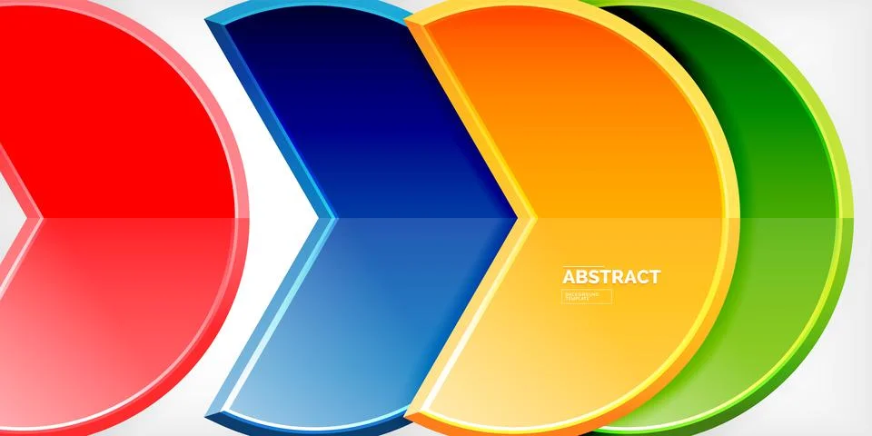 Trendy round shapes with triangular angle design element. Vector Illustration 스톡 일러스트