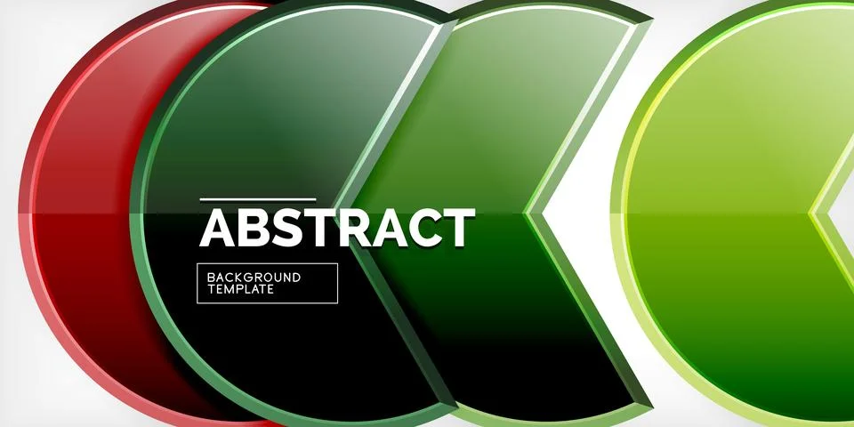 Trendy round shapes with triangular angle design element. Vector Illustration Illustrazione stock