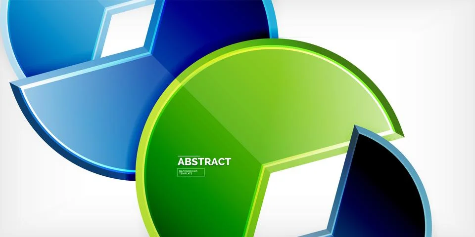 Trendy round shapes with triangular angle design element. Vector Illustration 스톡 일러스트