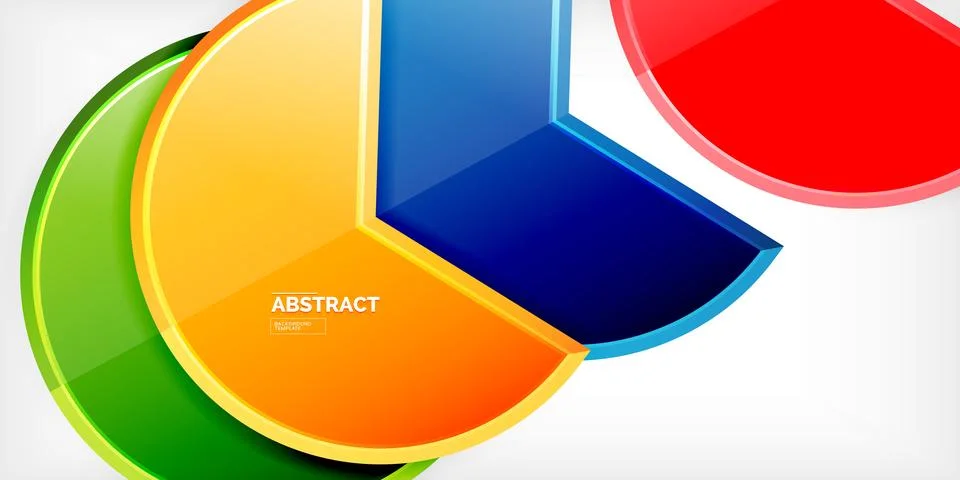 Trendy round shapes with triangular angle design element. Vector Illustration Ilustração Stock