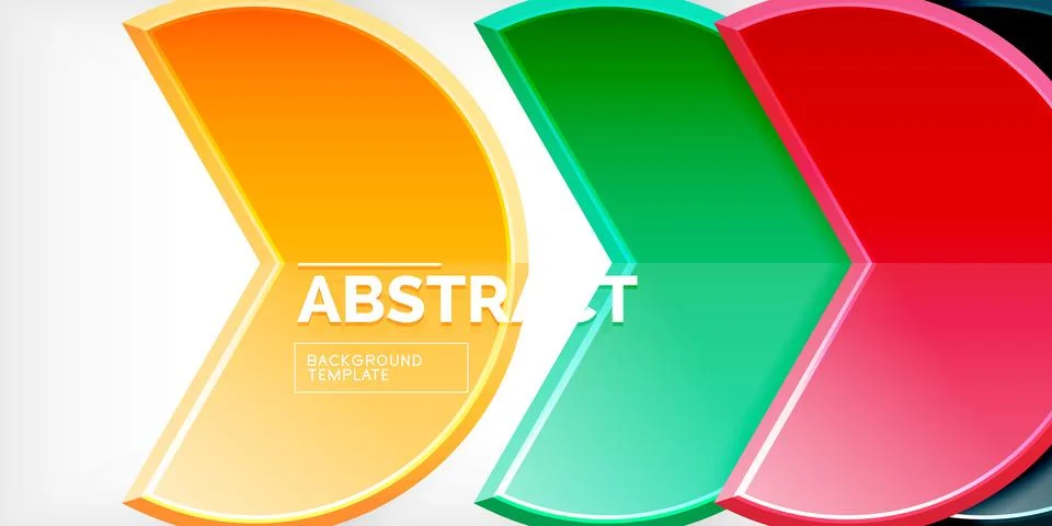 Trendy round shapes with triangular angle design element. Vector Illustration Ilustración de archivo