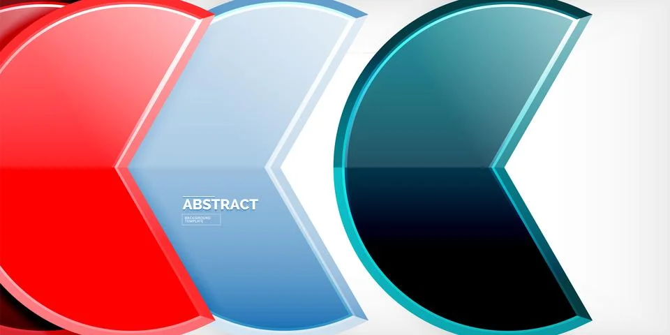 Trendy round shapes with triangular angle design element. Vector Illustration Ilustração Stock