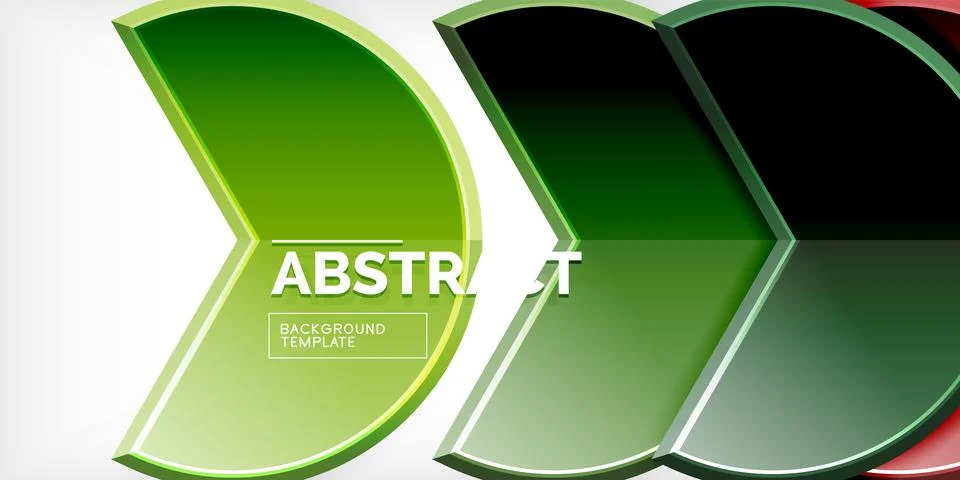 Trendy round shapes with triangular angle design element. Vector Illustration Illustrazione stock