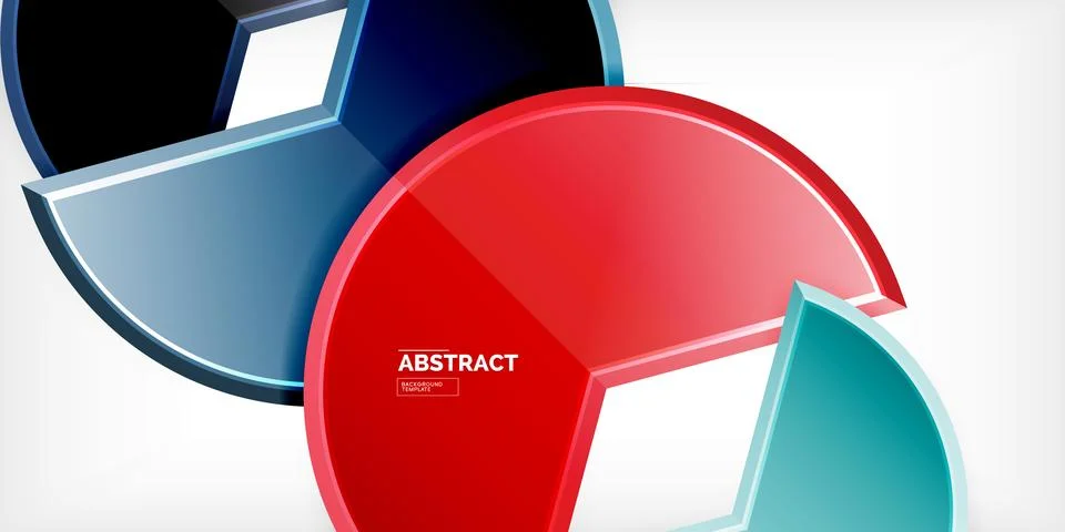 Trendy round shapes with triangular angle design element. Vector Illustration Ilustración de archivo