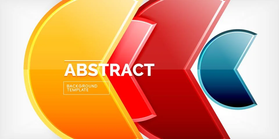 Trendy round shapes with triangular angle design element. Vector Illustration 스톡 일러스트