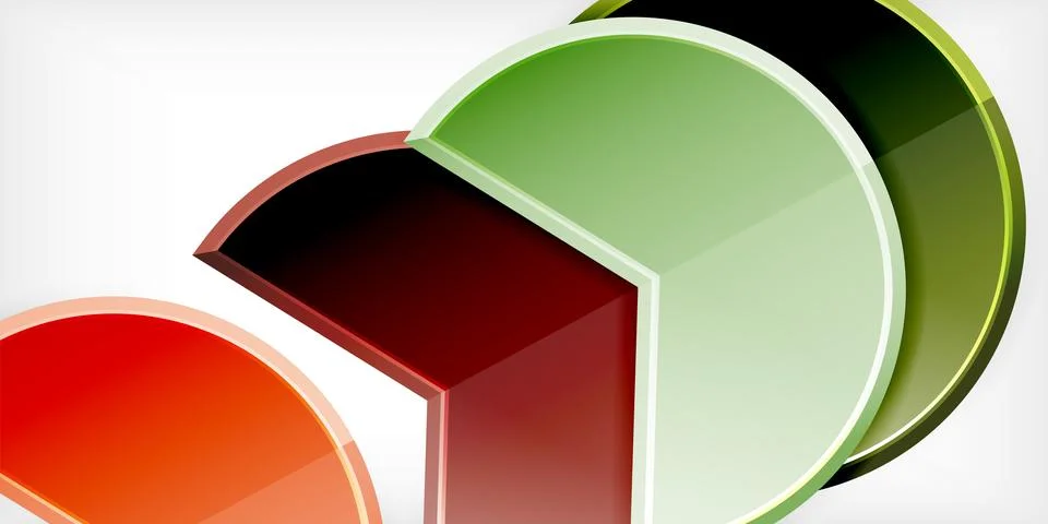 Trendy round shapes with triangular angle design element. Vector Illustration 스톡 일러스트