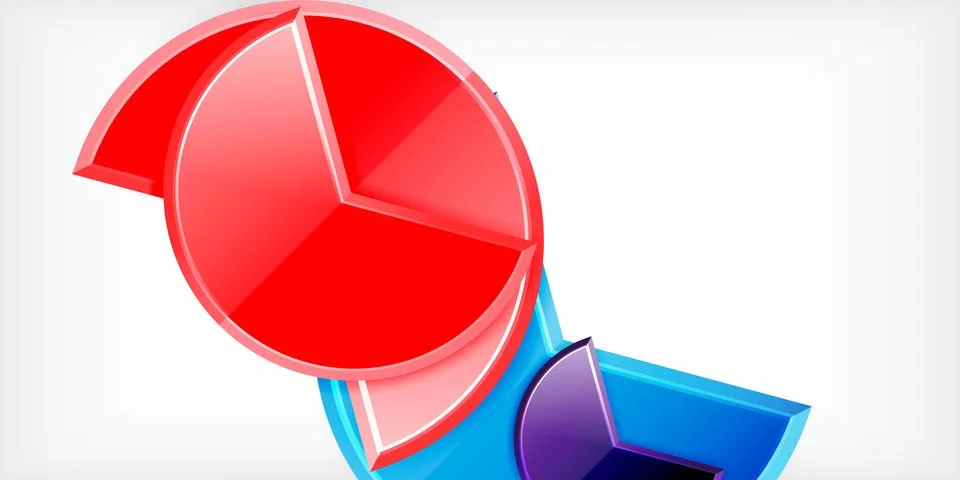 Trendy round shapes with triangular angle design element. Vector Illustration Ilustração Stock