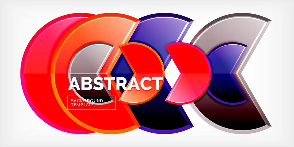 Trendy round shapes with triangular angle design element. Vector Illustration Stock Illustration