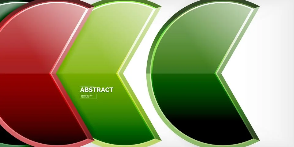 Trendy round shapes with triangular angle design element. Vector Illustration Illustrazione stock
