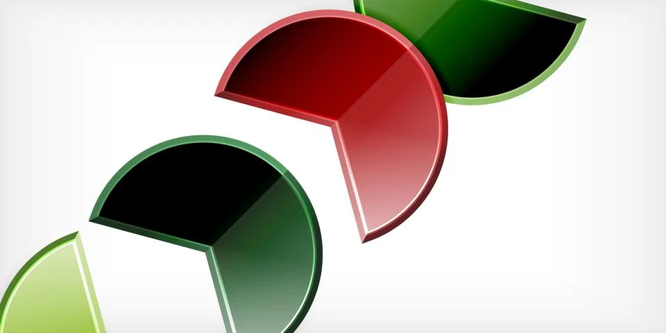 Trendy round shapes with triangular angle design element. Vector Illustration 스톡 일러스트