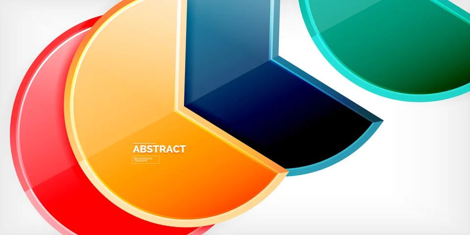 Trendy round shapes with triangular angle design element. Vector Illustration Illustrazione stock