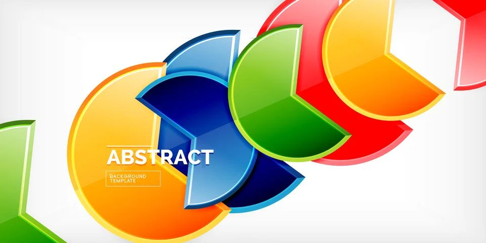 Trendy round shapes with triangular angle design element. Vector Illustration 스톡 일러스트