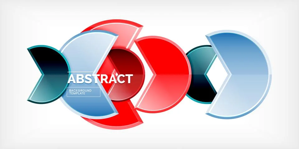Trendy round shapes with triangular angle design element. Vector Illustration 스톡 일러스트