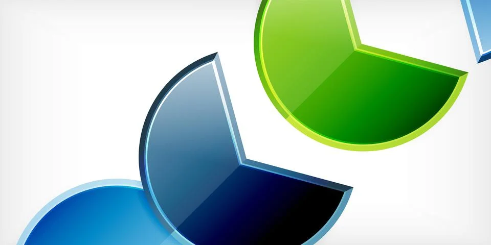 Trendy round shapes with triangular angle design element. Vector Illustration Ilustração Stock