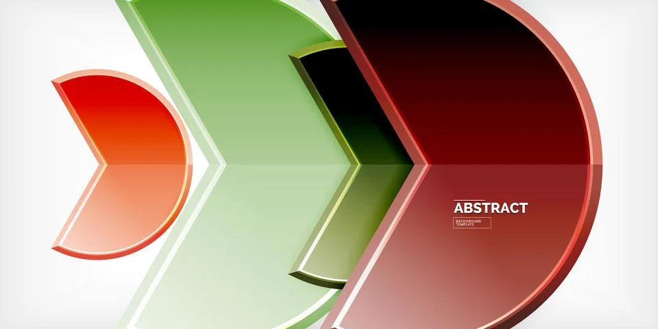 Trendy round shapes with triangular angle design element. Vector Illustration Ilustración de archivo
