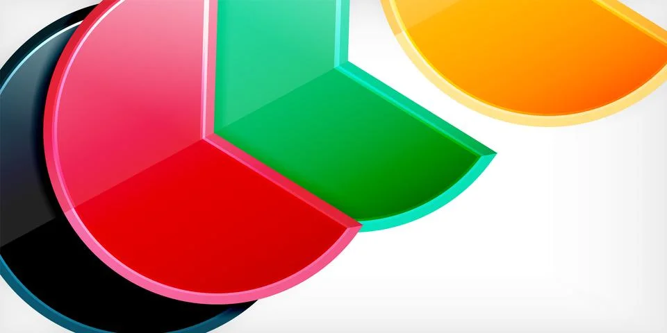 Trendy round shapes with triangular angle design element. Vector Illustration 스톡 일러스트