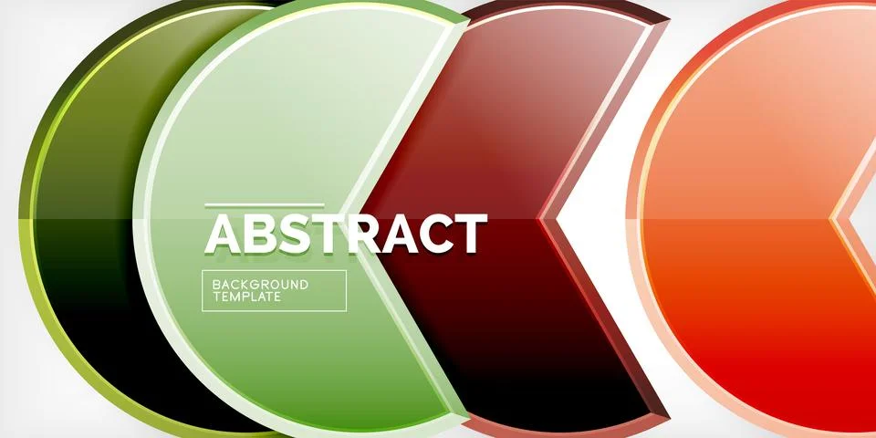 Trendy round shapes with triangular angle design element. Vector Illustration Stock Illustration