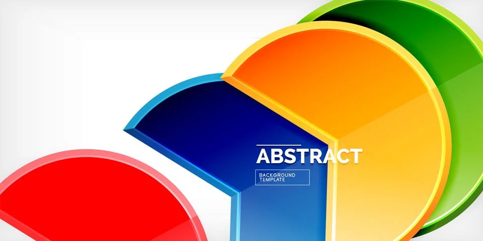 Trendy round shapes with triangular angle design element. Vector Illustration 스톡 일러스트