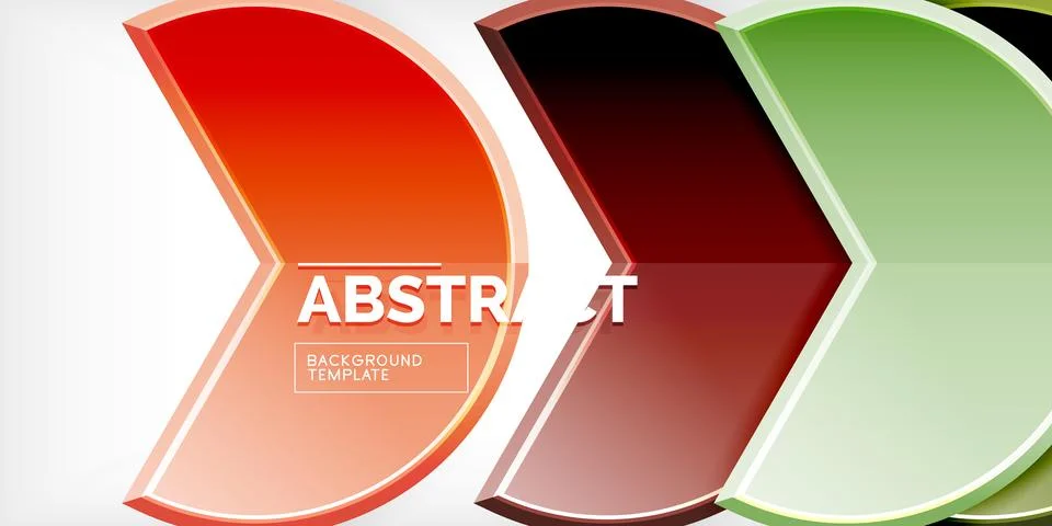 Trendy round shapes with triangular angle design element. Vector Illustration Illustrazione stock