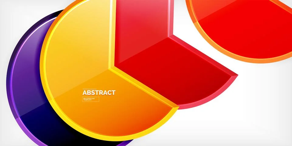 Trendy round shapes with triangular angle design element. Vector Illustration Ilustración de archivo