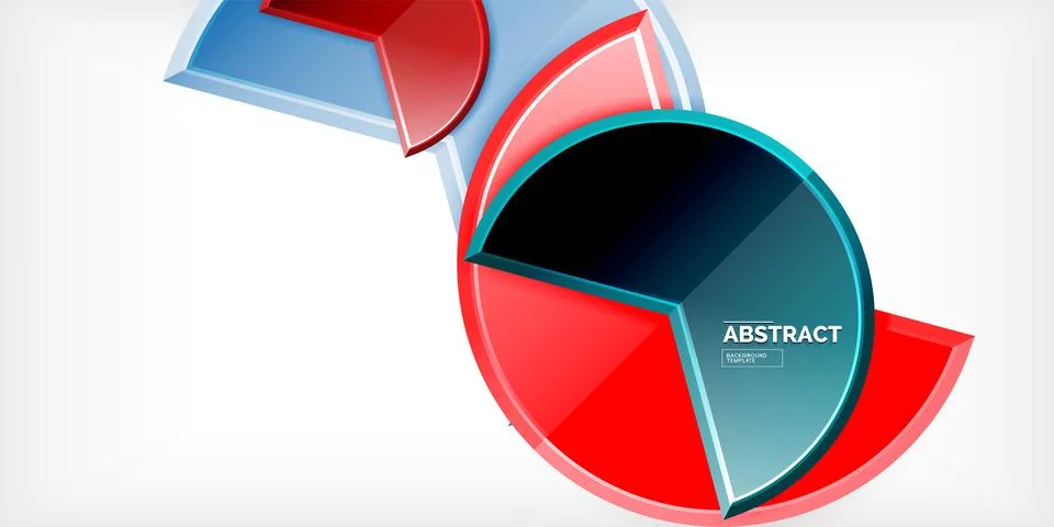 Trendy round shapes with triangular angle design element. Vector Illustration Ilustração Stock