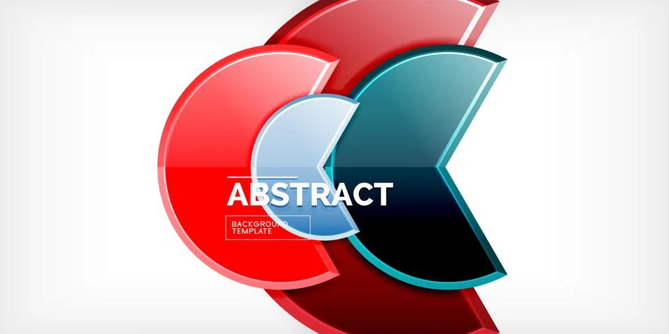 Trendy round shapes with triangular angle design element. Vector Illustration 스톡 일러스트