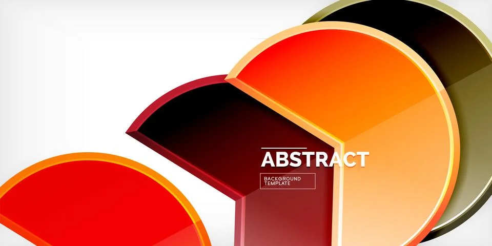 Trendy round shapes with triangular angle design element. Vector Illustration 스톡 일러스트