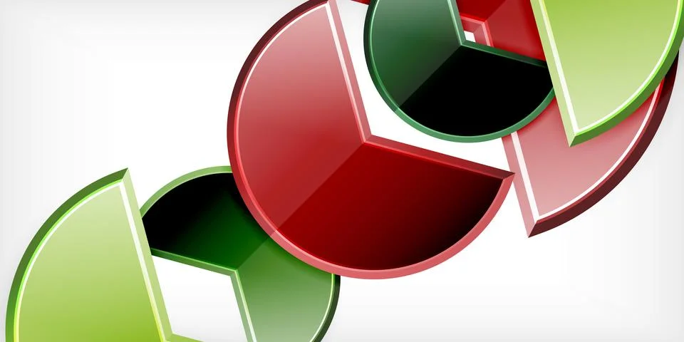 Trendy round shapes with triangular angle design element. Vector Illustration Illustrazione stock